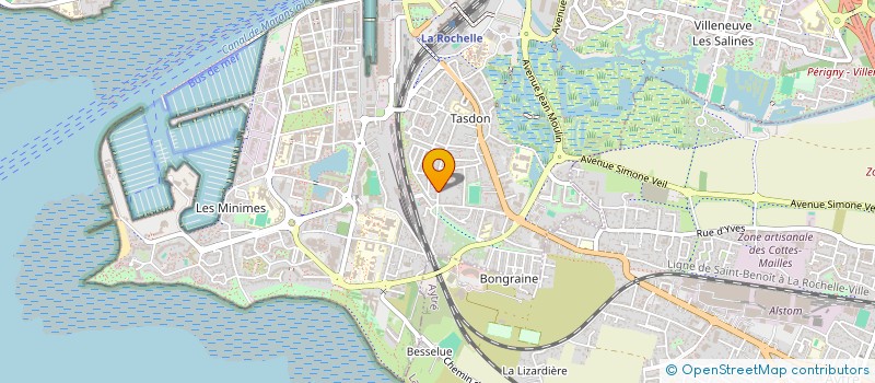 localisation de l'entreprise CAFE NOIR  LA ROCHELLE