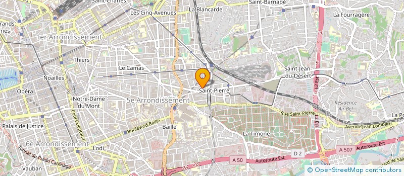 localisation de l'entreprise CAFE NOIR LES MONTRES à MARSEILLE