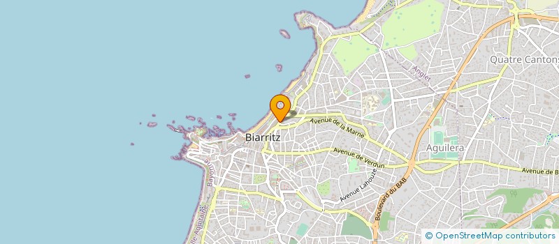 localisation de l'entreprise CAFE O  BIARRITZ