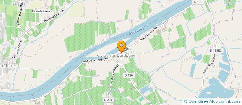 localisation de l'entreprise CAFE PAIN  SAINTE-RADEGONDE