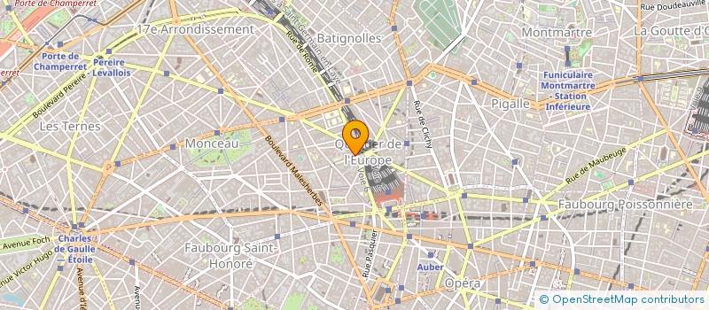 localisation de l'entreprise CAFE PARIS-EUROPE  PARIS