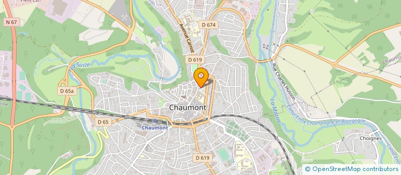 localisation de l'entreprise CAFE PARISIEN à CHAUMONT
