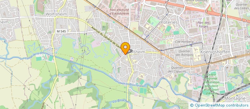 localisation de l'entreprise CAFE PARTICIPATIF ECKBOLSHEIM  ECKBOLSHEIM