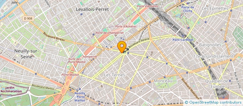 localisation de l'entreprise CAFE PEREIRE SA  PARIS