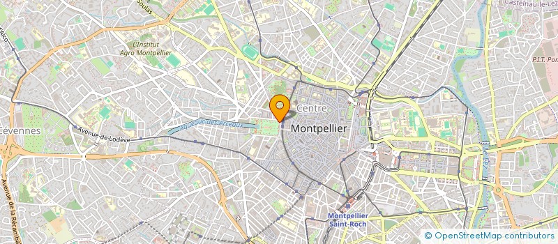 localisation de l'entreprise CAFE PITOT  MONTPELLIER