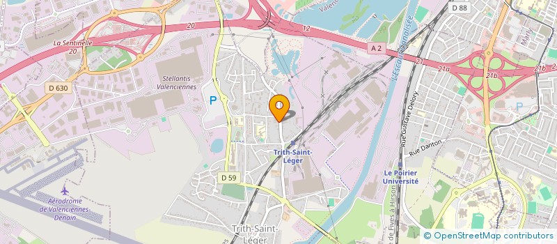 localisation de l'entreprise CAFE RESTAURANT DE L ETANG  TRITH-SAINT-LEGER