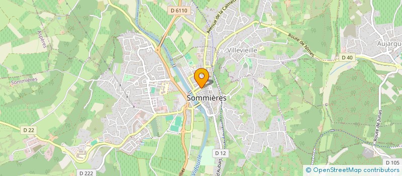 localisation de l'entreprise CAFE RESTAURANT DE LA POSTE  SOMMIERES