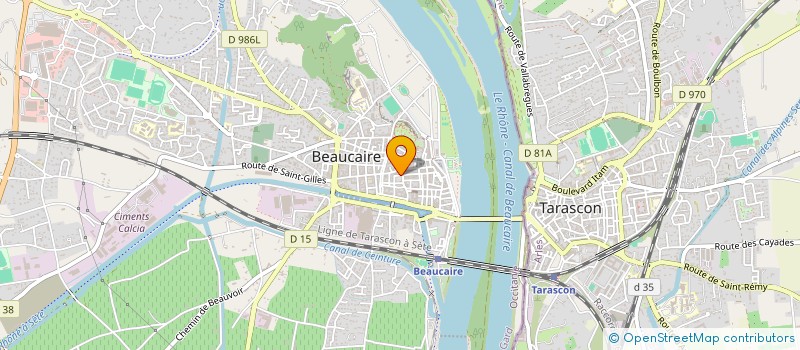 localisation de l'entreprise CAFE RESTAURANT LA PLACE à BEAUCAIRE