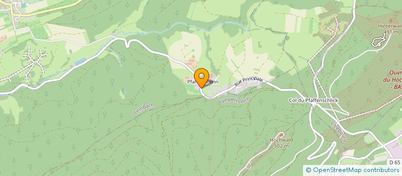 localisation de l'entreprise CAFE-RESTAURANT LE JODLERWIRT  LEMBACH