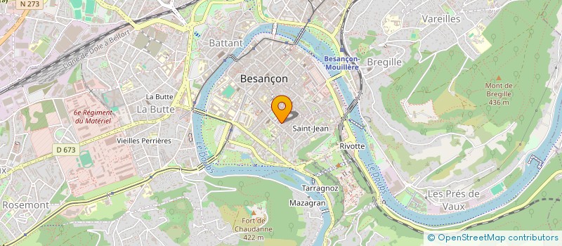 localisation de l'entreprise CAFE RESTAURANT LE PICHET à BESANCON