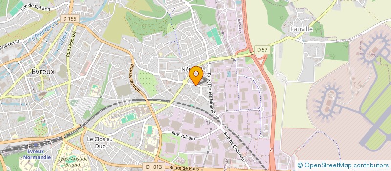 localisation de l'entreprise CAFE RESTAURANT SAINT LEGER  EVREUX