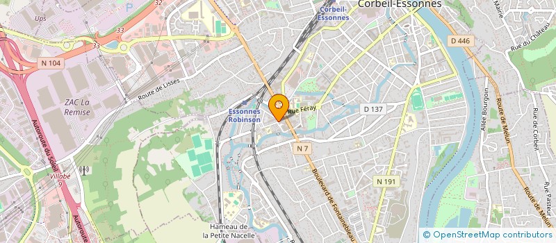 localisation de l'entreprise CAFE ROJ  CORBEIL-ESSONNES