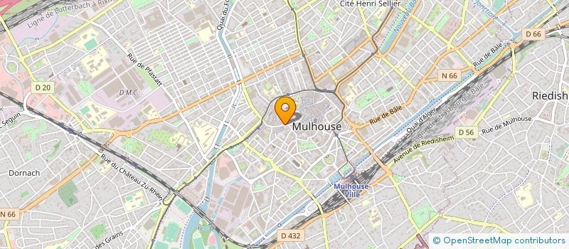 localisation de l'entreprise CAFE RUSTINE à MULHOUSE