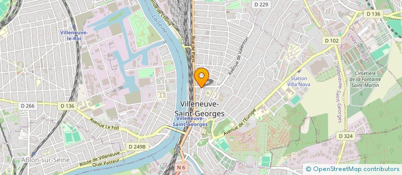 localisation de l'entreprise CAFE SAINT GEORGES à VILLENEUVE-SAINT-GEORGES