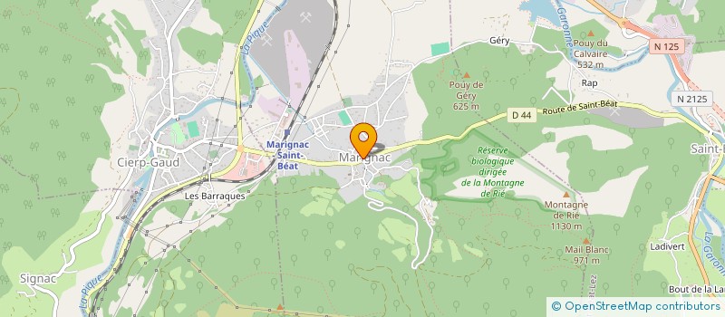 localisation de l'entreprise CAFE SANDARAN  MARIGNAC