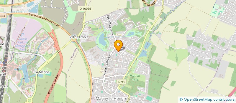 localisation de l'entreprise CAFE SANS SUCRE  MAGNY-LE-HONGRE