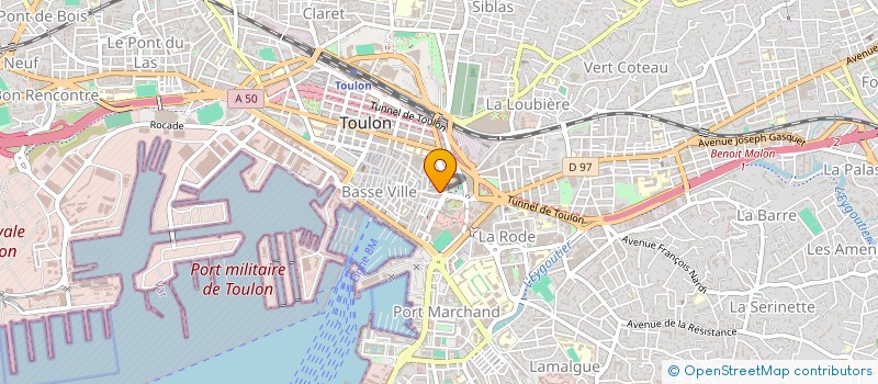 localisation de l'entreprise CAFE SANTA MARIA à TOULON