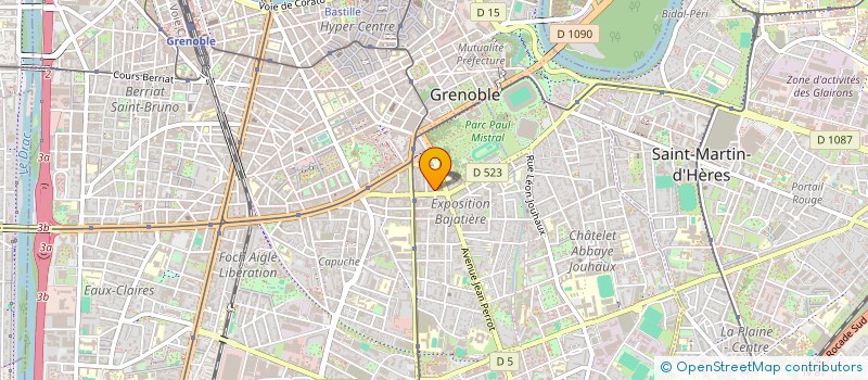 localisation de l'entreprise CAFE SANTE à GRENOBLE