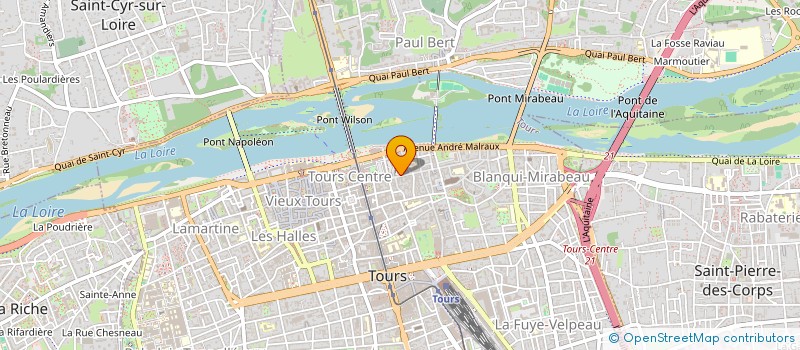 localisation de l'entreprise CAFE SCARLETT à TOURS