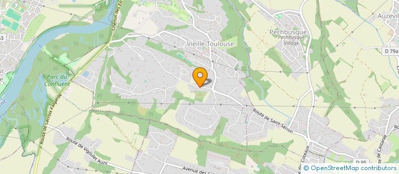 localisation de l'entreprise CAFE SENIORS TOLOSIENS  VIEILLE-TOULOUSE