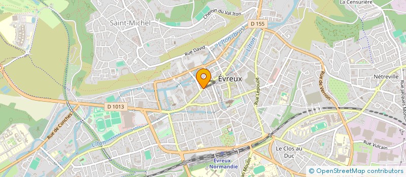 localisation de l'entreprise CAFE SENS  EVREUX