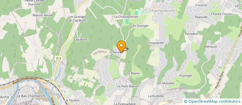 localisation de l'entreprise CAFE SM-CMD  CHAMPCEVINEL