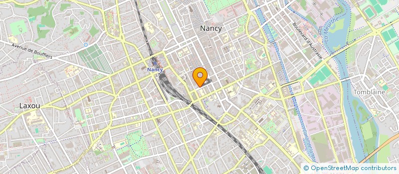 localisation de l'entreprise CAFE SOCIAL  ACS54  NANCY