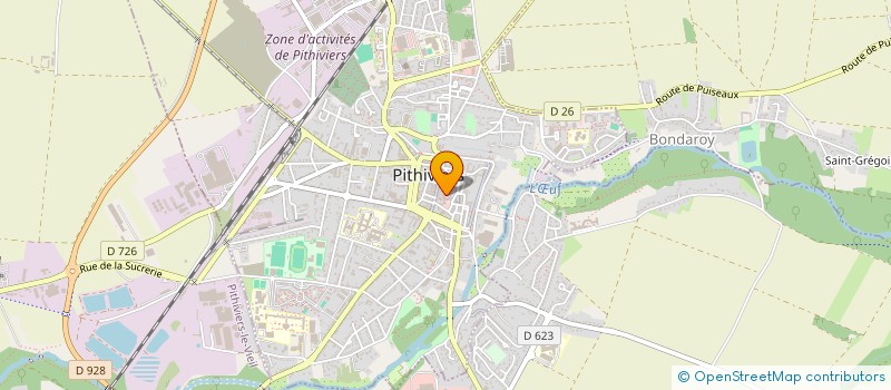 localisation de l'entreprise CAFE SPORTIF à PITHIVIERS