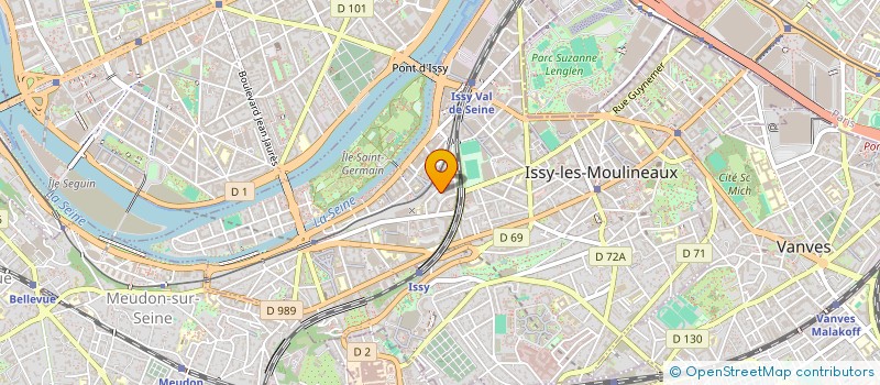 localisation de l'entreprise CAFE SUPREME à ISSY-LES-MOULINEAUX
