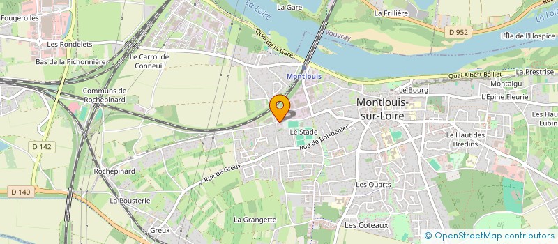 localisation de l'entreprise CAFE, THE, SERVICES PAR ABREVIATION C.T.S.  MONTLOUIS-SUR-LOIRE