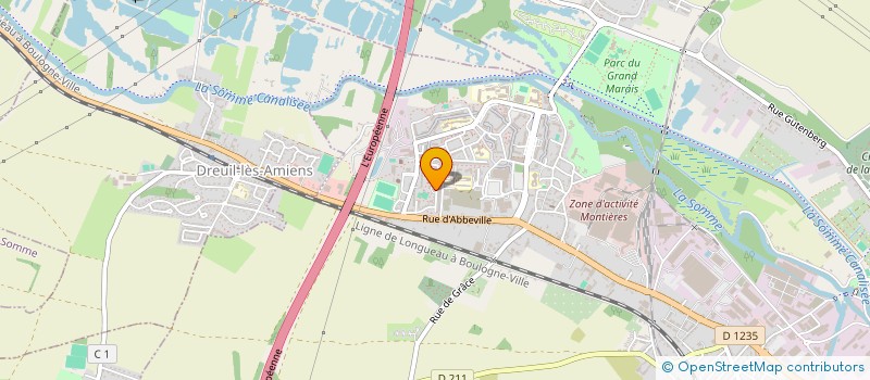 localisation de l'entreprise CAFE-TOUVIE  AMIENS