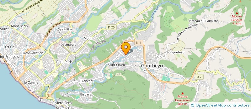 localisation de l'entreprise CAFE VANILLE CONFITURES à GOURBEYRE