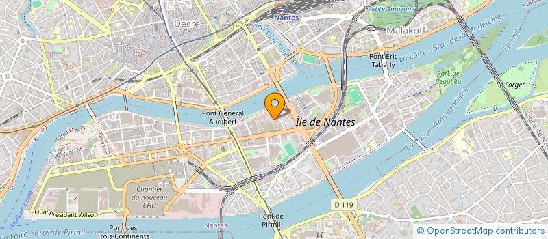 localisation de l'entreprise CAFE VATEL à NANTES