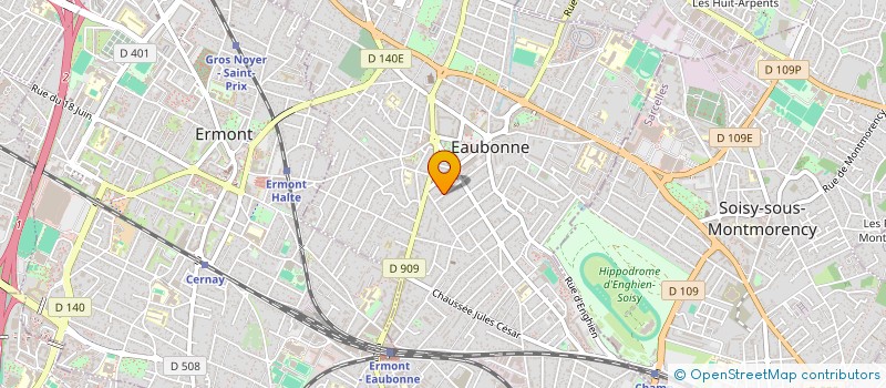 localisation de l'entreprise CAFE VERT EAUBONNE à EAUBONNE