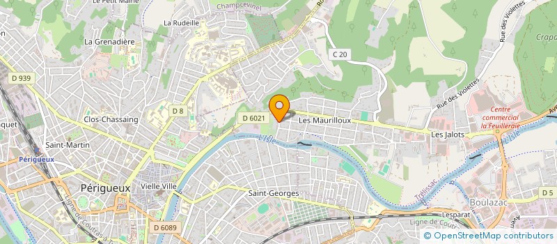 localisation de l'entreprise CAFEC  TRELISSAC