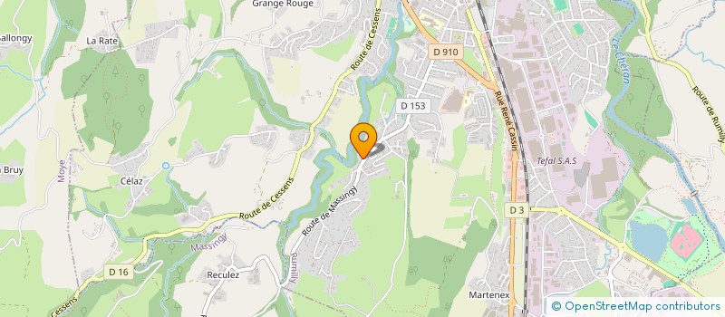 localisation de l'entreprise CAFECITO  RUMILLY