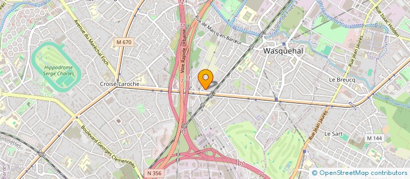 localisation de l'entreprise CAFEDE IMMOBILIER  WASQUEHAL