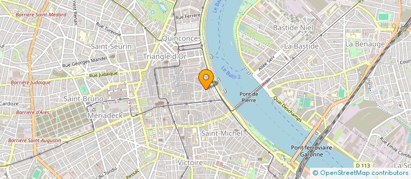 localisation de l'entreprise CAFEINCUP  BORDEAUX