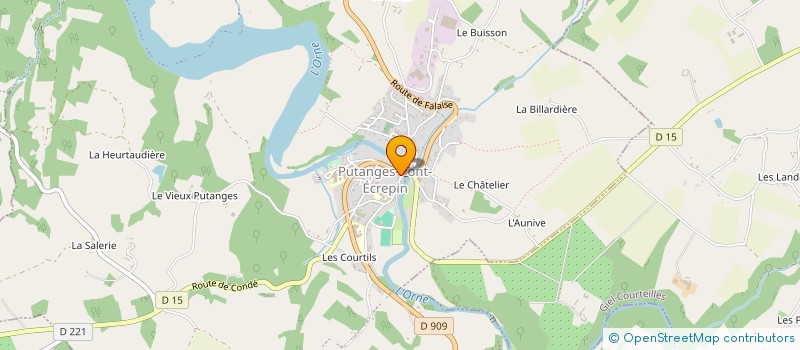 localisation de l'entreprise CAFEINE à PUTANGES-LE-LAC