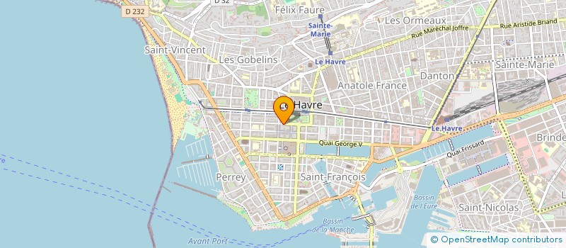 localisation de l'entreprise CAFEINK  LE HAVRE