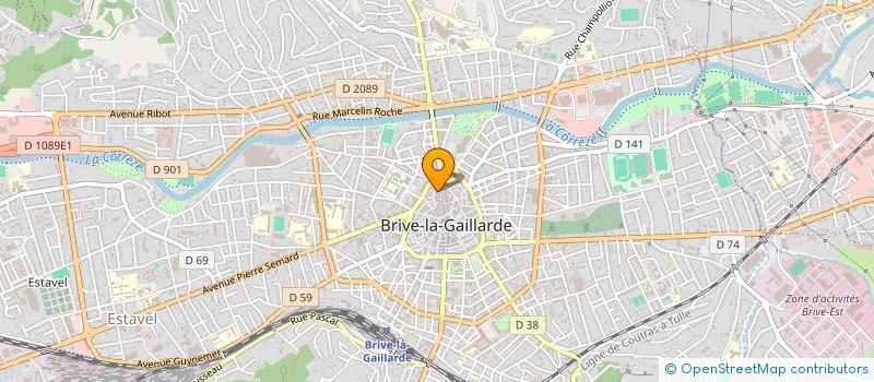localisation de l'entreprise CAFELITO  BRIVE-LA-GAILLARDE