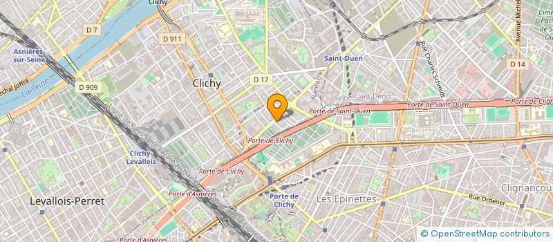 localisation de l'entreprise CAFELM à CLICHY