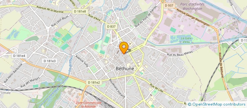 localisation de l'entreprise CAFEMELEON à BETHUNE