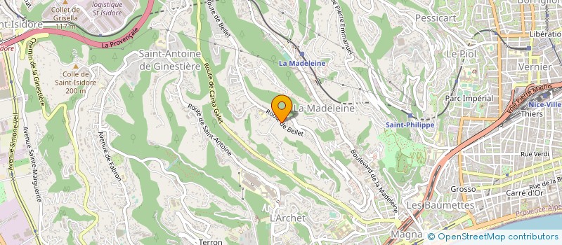 localisation de l'entreprise CAFENGO à NICE