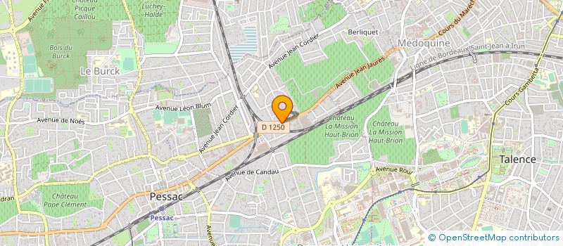 localisation de l'entreprise CAFES 2000 à PESSAC