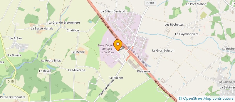 localisation de l'entreprise CAFES AWO à SAINT-ETIENNE-DE-MONTLUC