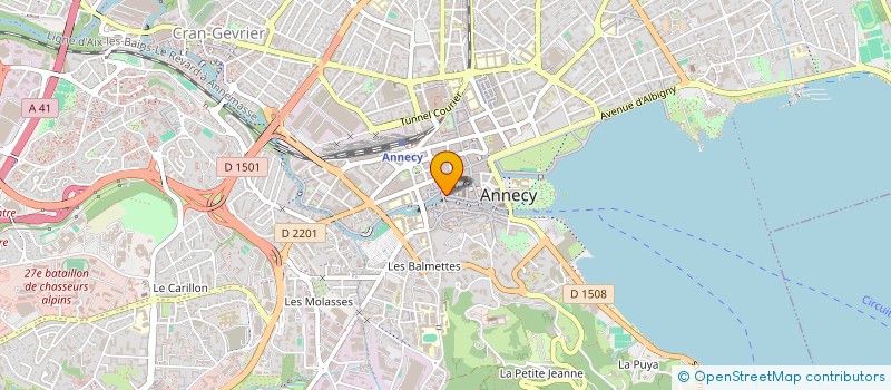 localisation de l'entreprise CAFES BRAND à ANNECY