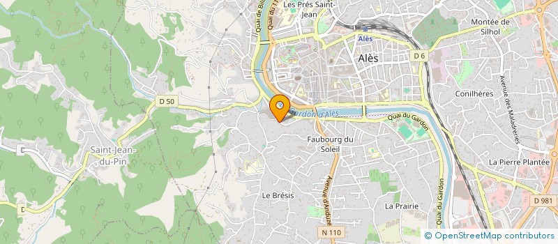 localisation de l'entreprise CAFES DES CEVENNES à ALES