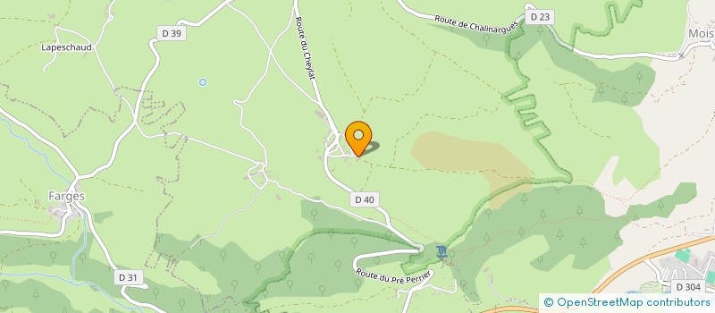 localisation de l'entreprise CAFES DES PUYS à NEUSSARGUES EN PINATELLE