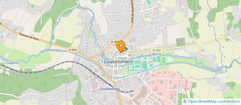 localisation de l'entreprise CAFES ET THES DU MONDE à COULOMMIERS